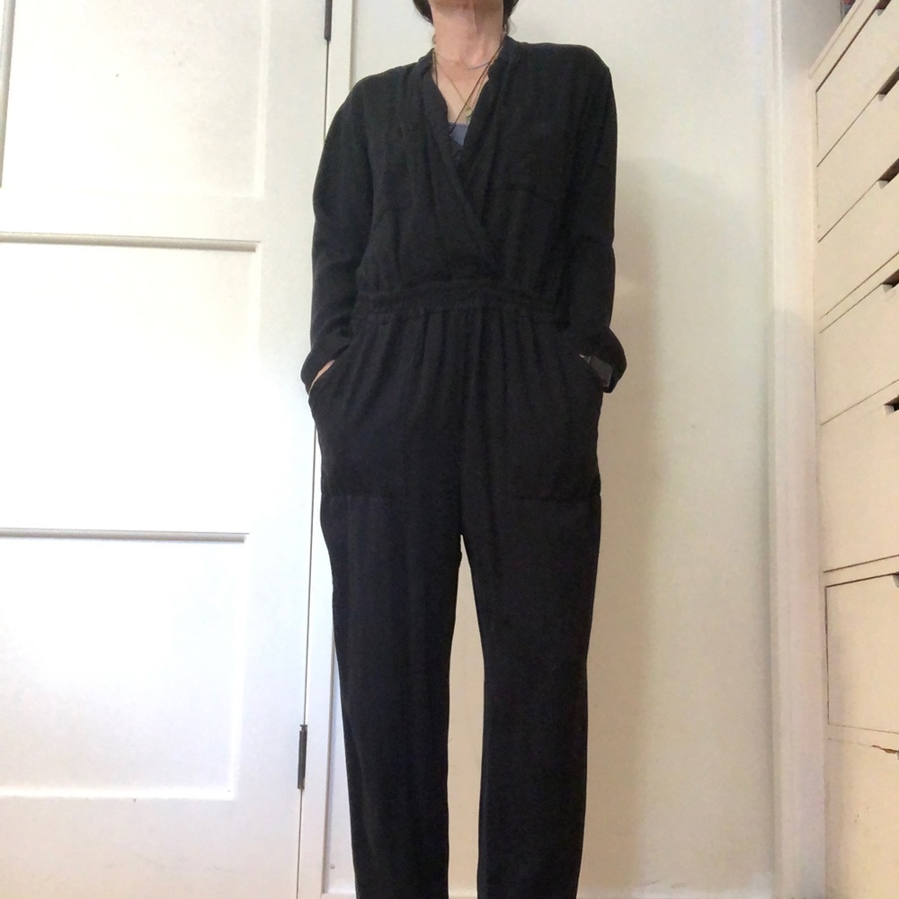 ZARA Mandarin Collar Jumpsuit